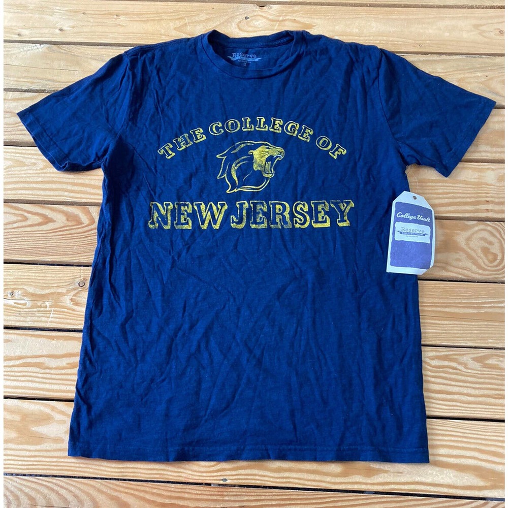 NWT Reserve Collection New Jersey T Shirt Size Small Men’s Blue MSRP $39.98
